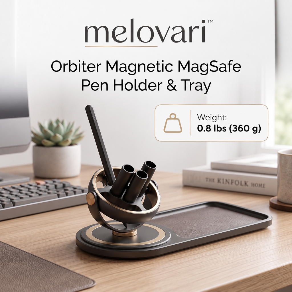 melovari™ Orbiter Magnetic MagSafe Pen Holder & Tray