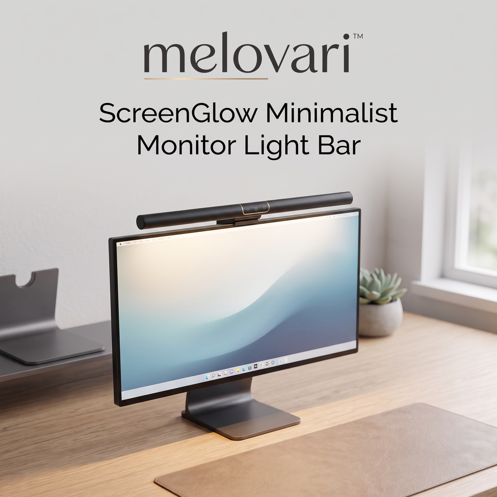 melovari™ ScreenGlow Minimalist Monitor Light Bar