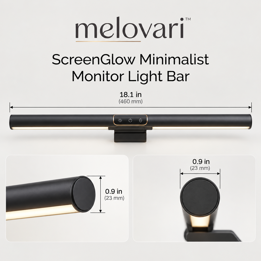 melovari™ ScreenGlow Minimalist Monitor Light Bar