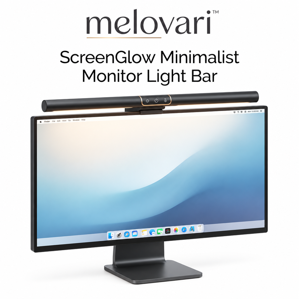 melovari™ ScreenGlow Minimalist Monitor Light Bar