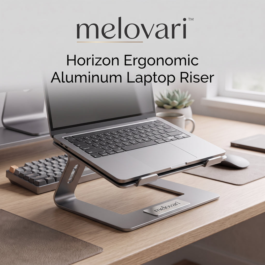melovari™ Horizon Ergonomic Aluminum Laptop Riser