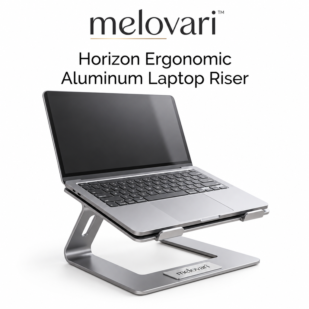 melovari™ Horizon Ergonomic Aluminum Laptop Riser