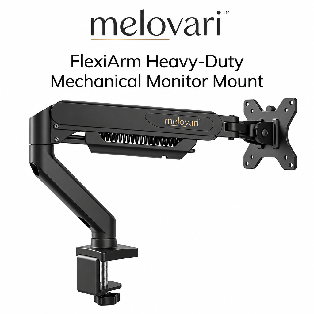 melovari™ FlexiArm Heavy-Duty Mechanical Monitor Mount