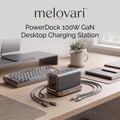 melovari™ PowerDock 100W GaN Desktop Charging Station